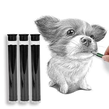 Amazon | 木炭 デッサン 画材 鉛筆 替え芯 0.4 木炭筆 芯 画用