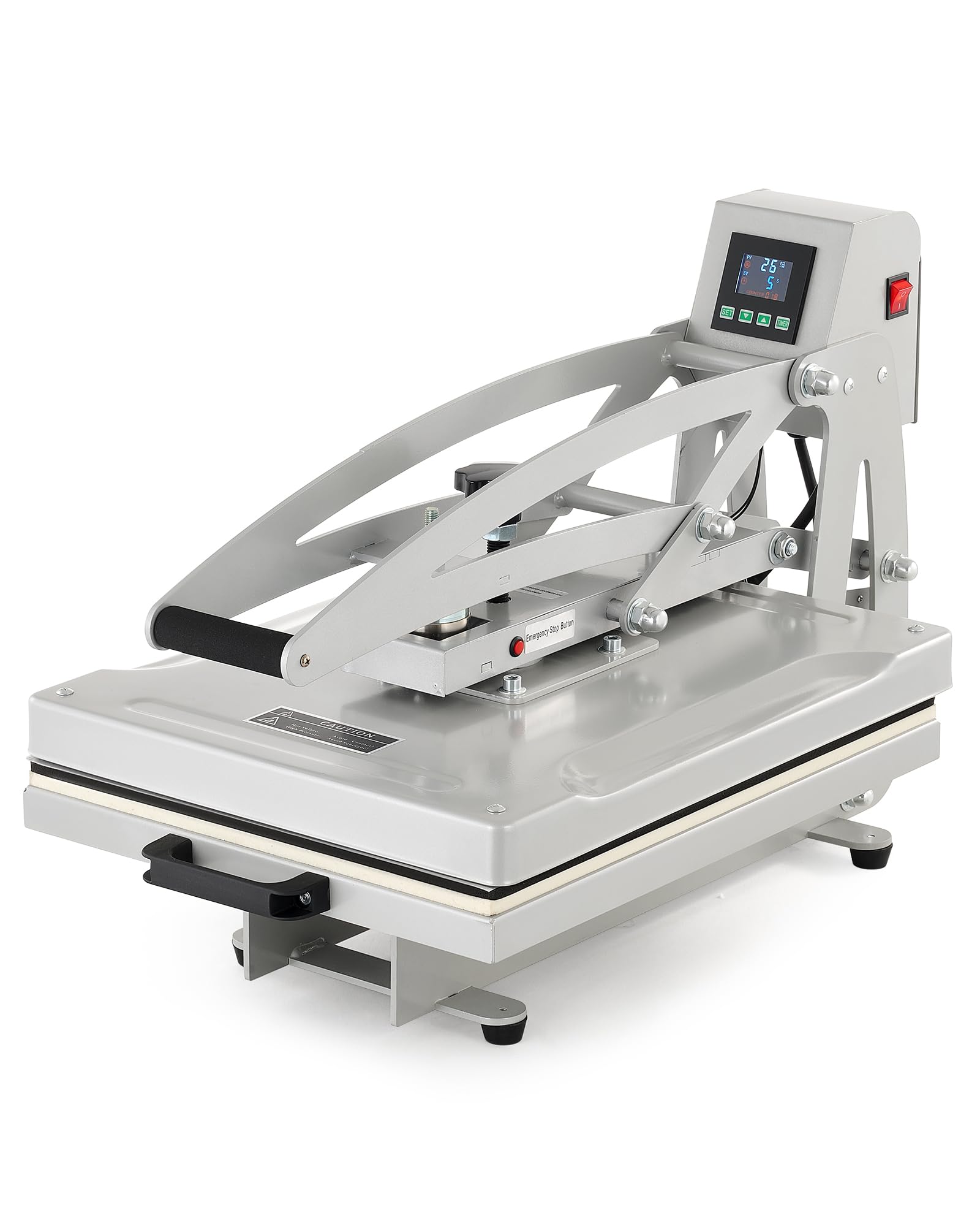CREWORKS 40x50cm Autopress Machine de Presse à Chaud Automatique 2200W avec Base Coulissante Transfert de Chaleur à Domicile pour T-shirts Sacs Tapis de Souris Cadeaux Charité Entreprise