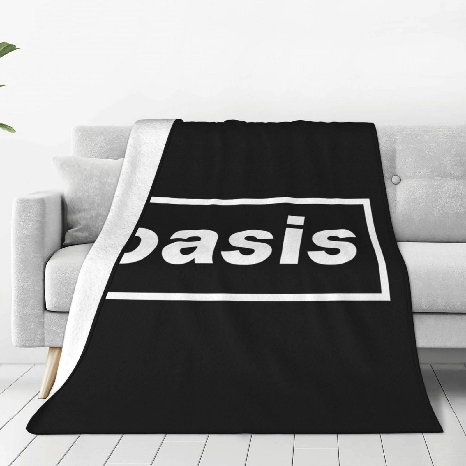 Amazon｜毛布 オアシス Oasis バンド ブランケット シングル