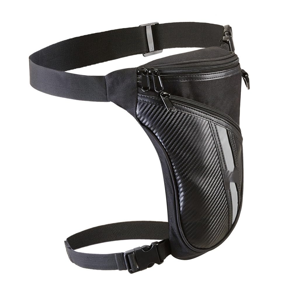 Sacoche De Jambe Moto Sac de Jambe Moto Taille Goutte Cuisse Hanche Ceinture Banane Sac Cavalier en Plein air Poche Voyage Sacs