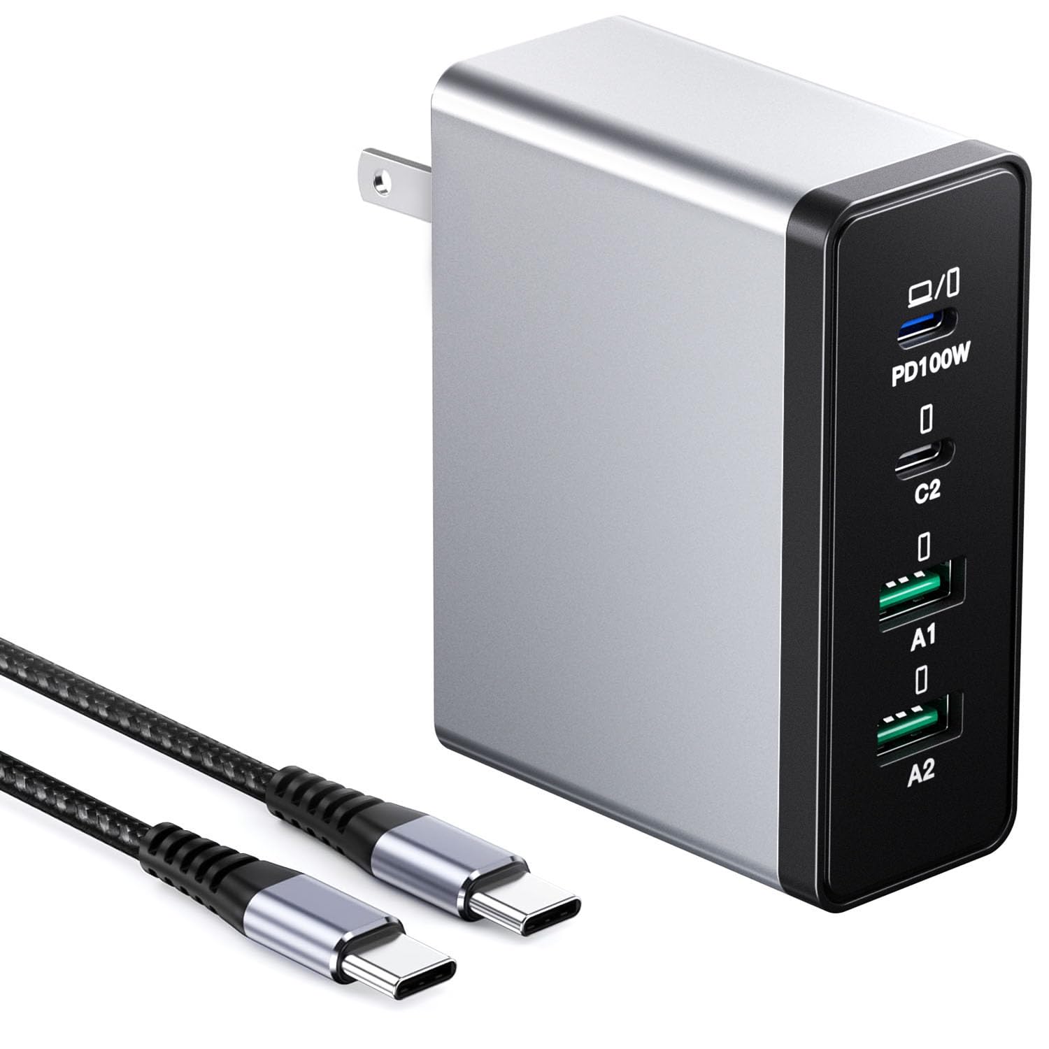 総出力140W USB C充電器 タイプC GaN 急速充電器 4ポート搭載 コ…