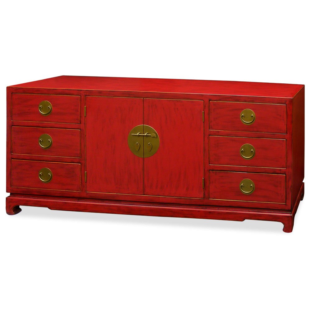 Buy China Furniture Online Elmwood Chinese Sideboard, 72 Inch Ming