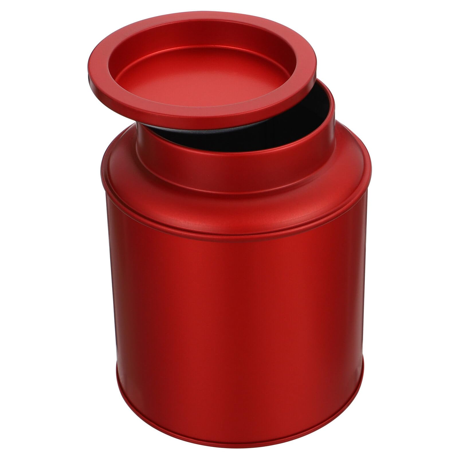 PRETYZOOM Tea House Accessory Office Use Storage Container Tinplate Storage Holder 3.93inches for Home Office Men Women