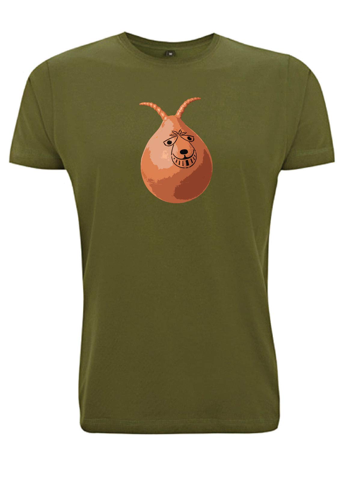 Time 4 Tee Men's Army Green Space Hopper T Shirt 1970S 1960S Retro Custom Vintage Bounce (X Large, )