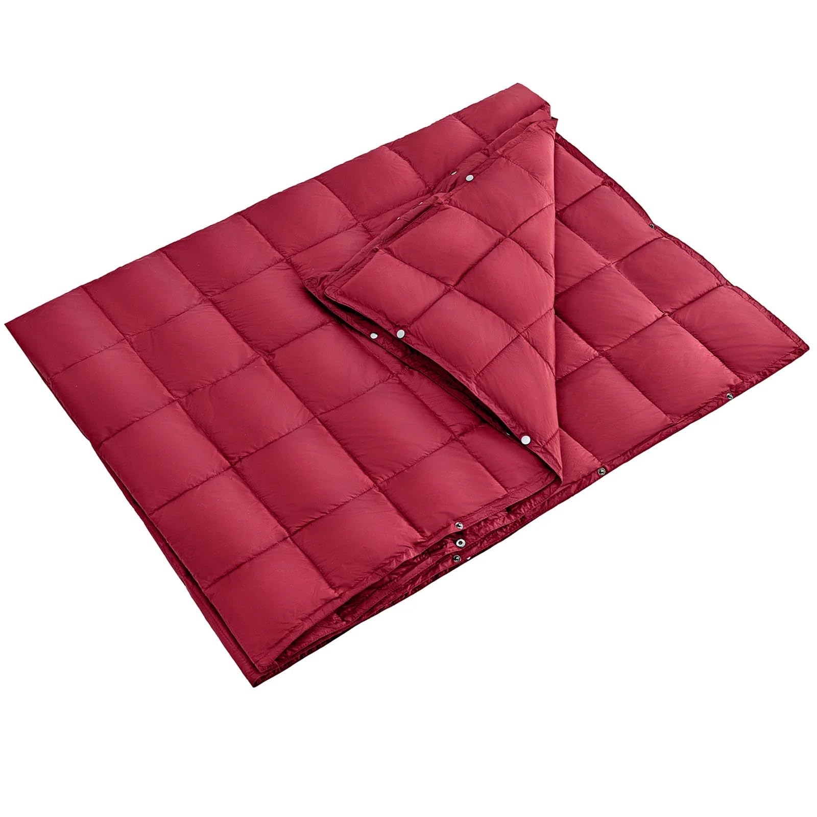 Mantas multifuncionales for Acampar, Manta de Playa, Hinchable for Picnic y(Red)