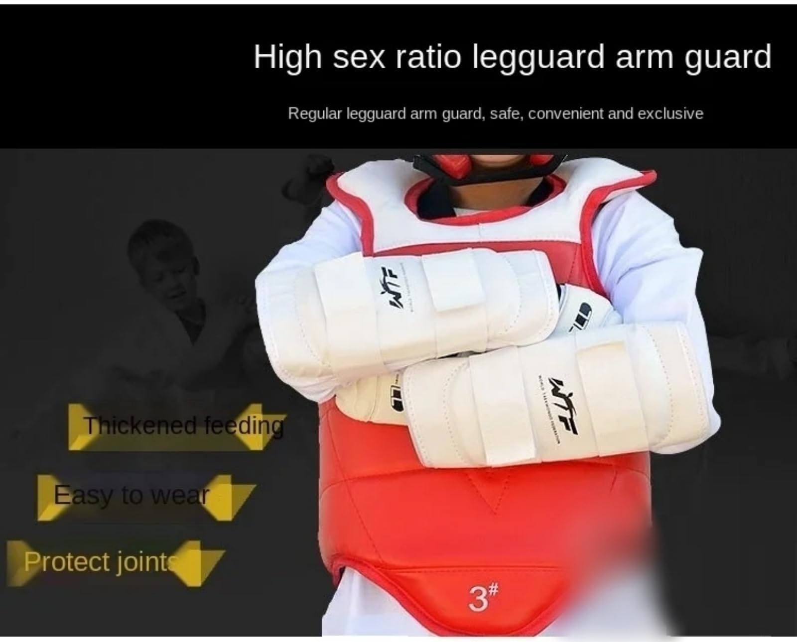 Set da 13 pezzi per taekwondo, protezione per testa, petto, braccia, inguine, guanti protettivi per mani, piedi, per bambini, giovani, adulti, taekwondo, karate, arti marziali miste