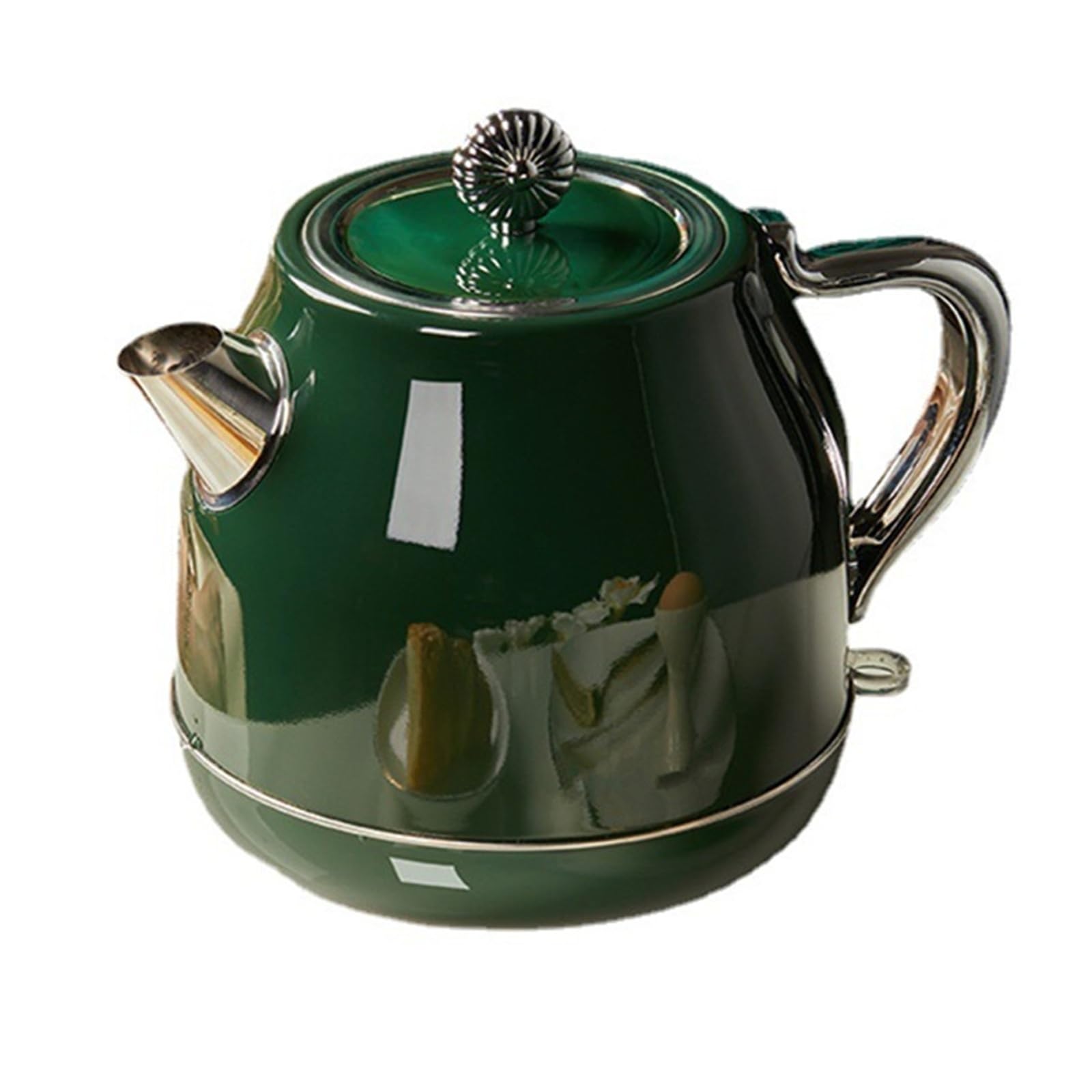 Retro Kettle Household High-Value Electric Kettle to Boil Water Automatic Power-Off Tea Kettle Electric Appliances, for Kitchen/K Green