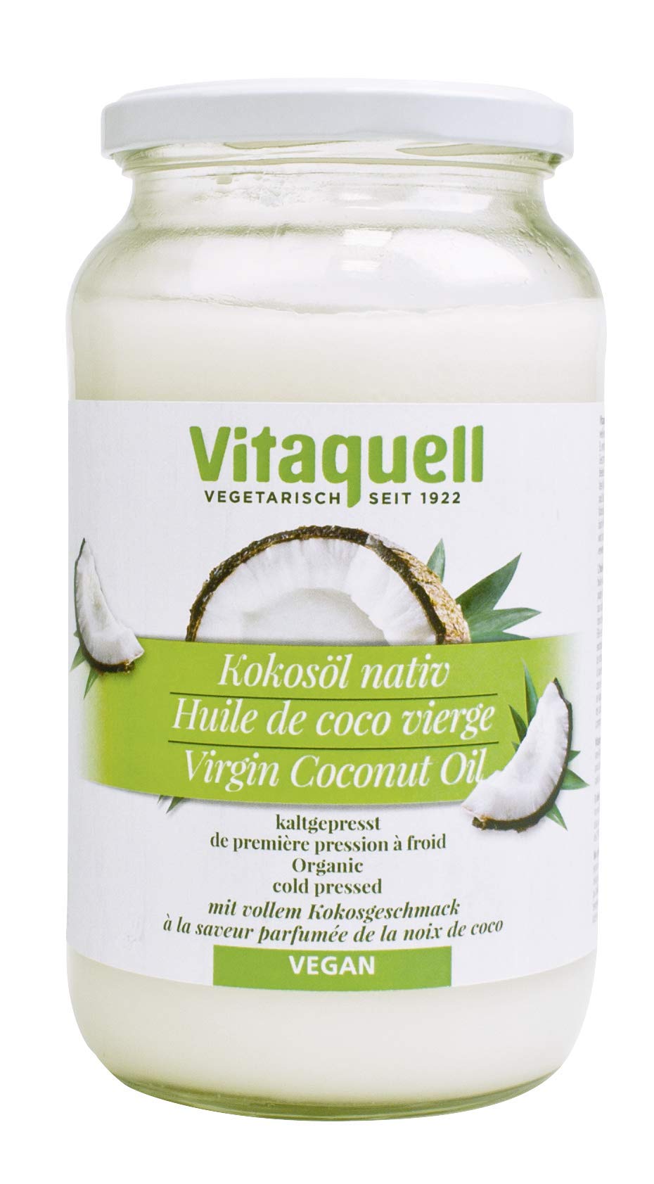 Vitaquell Aceite de coco virgen 860 ml