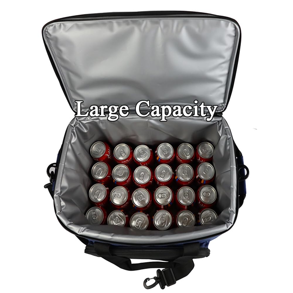 Borsa Frigo 36L Pieghevole: Compagna Perfetta Per Picnic E Spiaggia! Impermeabile E Anti-perdite.