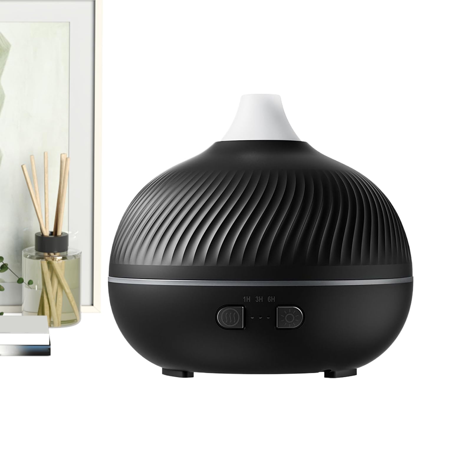 Diffuseur d'huiles essentielles chambre et spa : humidificateur d'ambiance lumineux 180ml