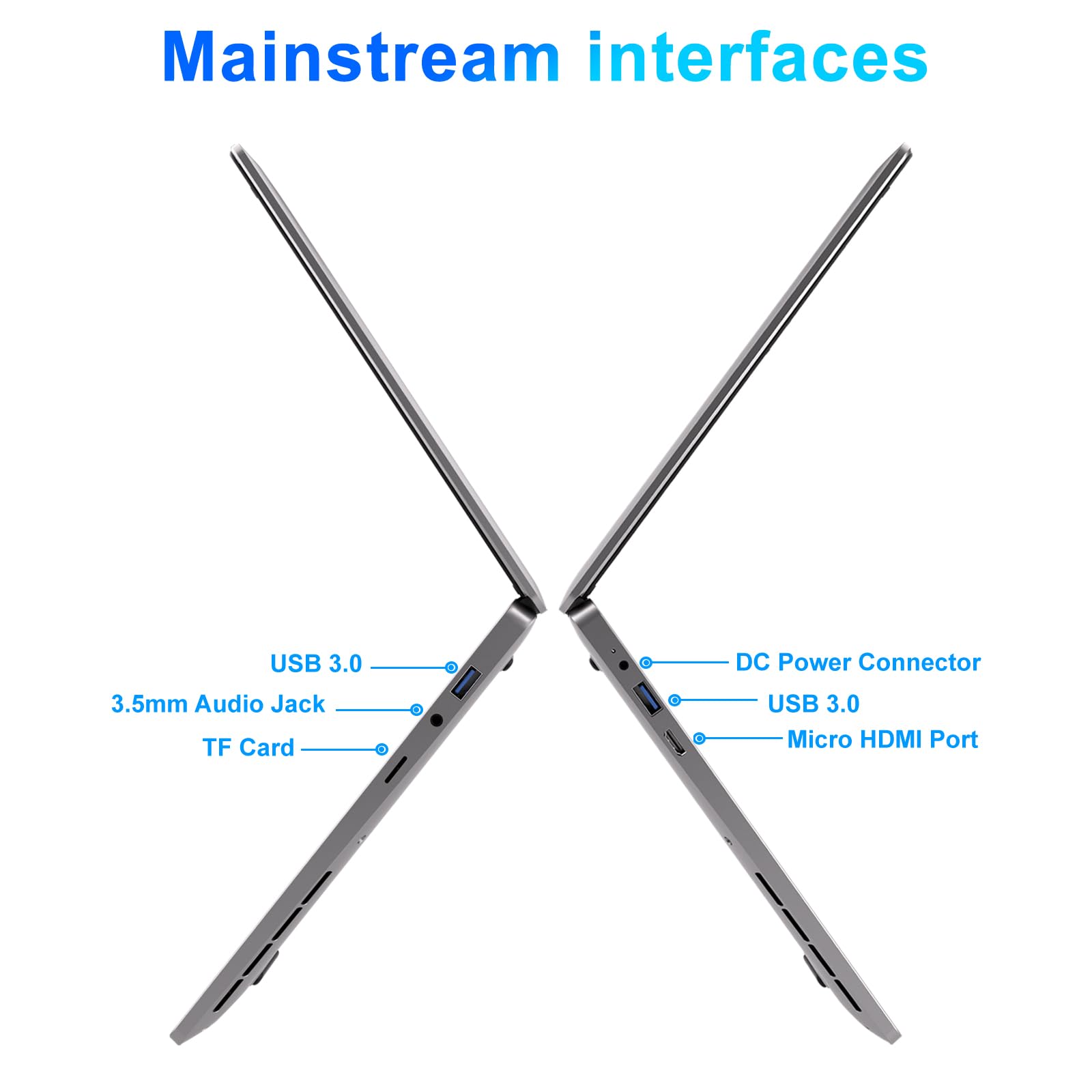 Ordinateur Portable 14 Pouces Celeron N4000 6GB RAM 128GB SSD WiFi Bluetooth