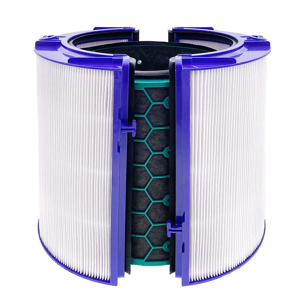 Neutop 360 Degree Glass HEPA Filter and Activated Carbon Filter Compatible with Dyson Pure Cool DP04 HP04 TP04 Air Purifying Tower Fan