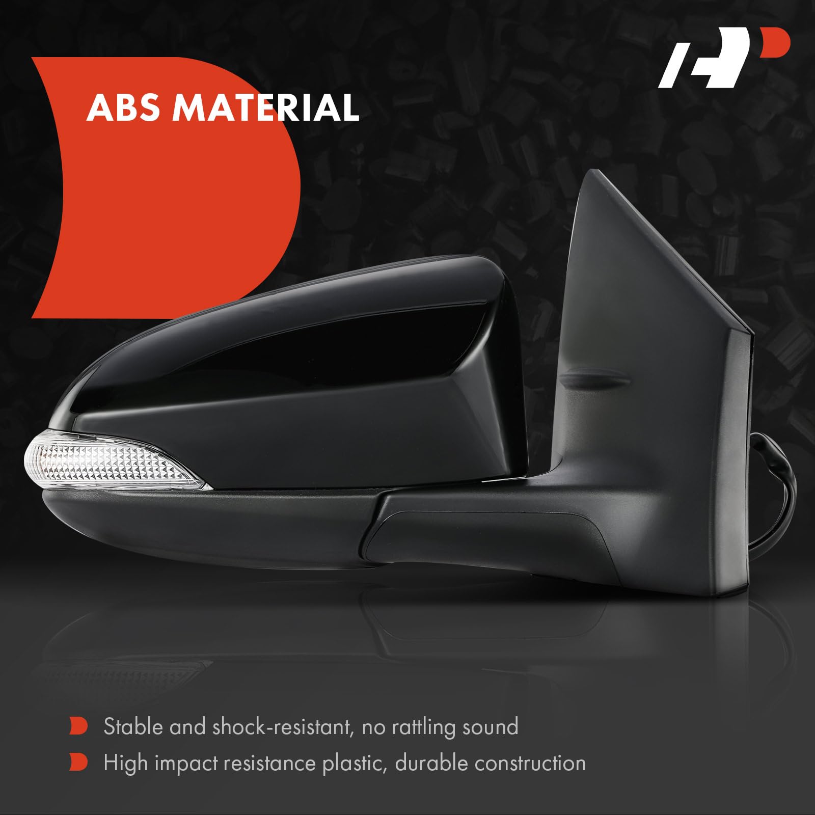 Passenger Side Power Mirror For 2014-2019 Toyota Corolla - JP AUTO WHOLESALE JP-A14015 (Paint To Match)