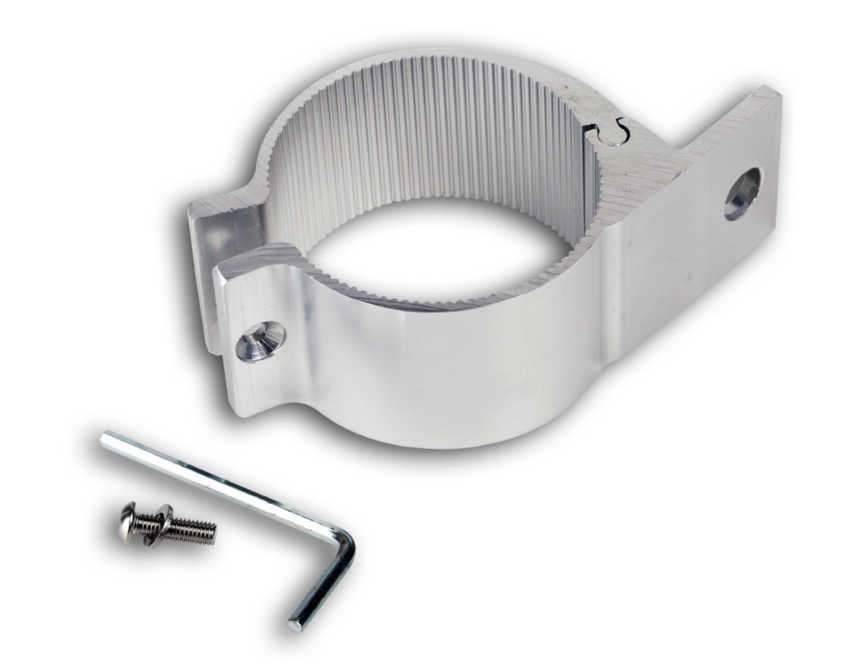 Hansen Styling Parts Universell passende Aluminium-Rohrschelle ø 75 bis 78mm für Lampenbügel, Frontbügel, Überrollbügel etc. 75-78 mm