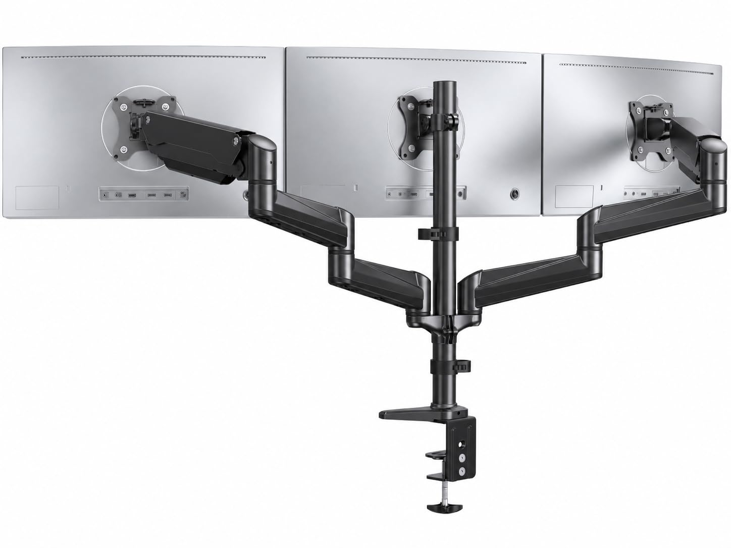 ErGear Triple Monitor Stand Fits Three 17-32 inch Monitors