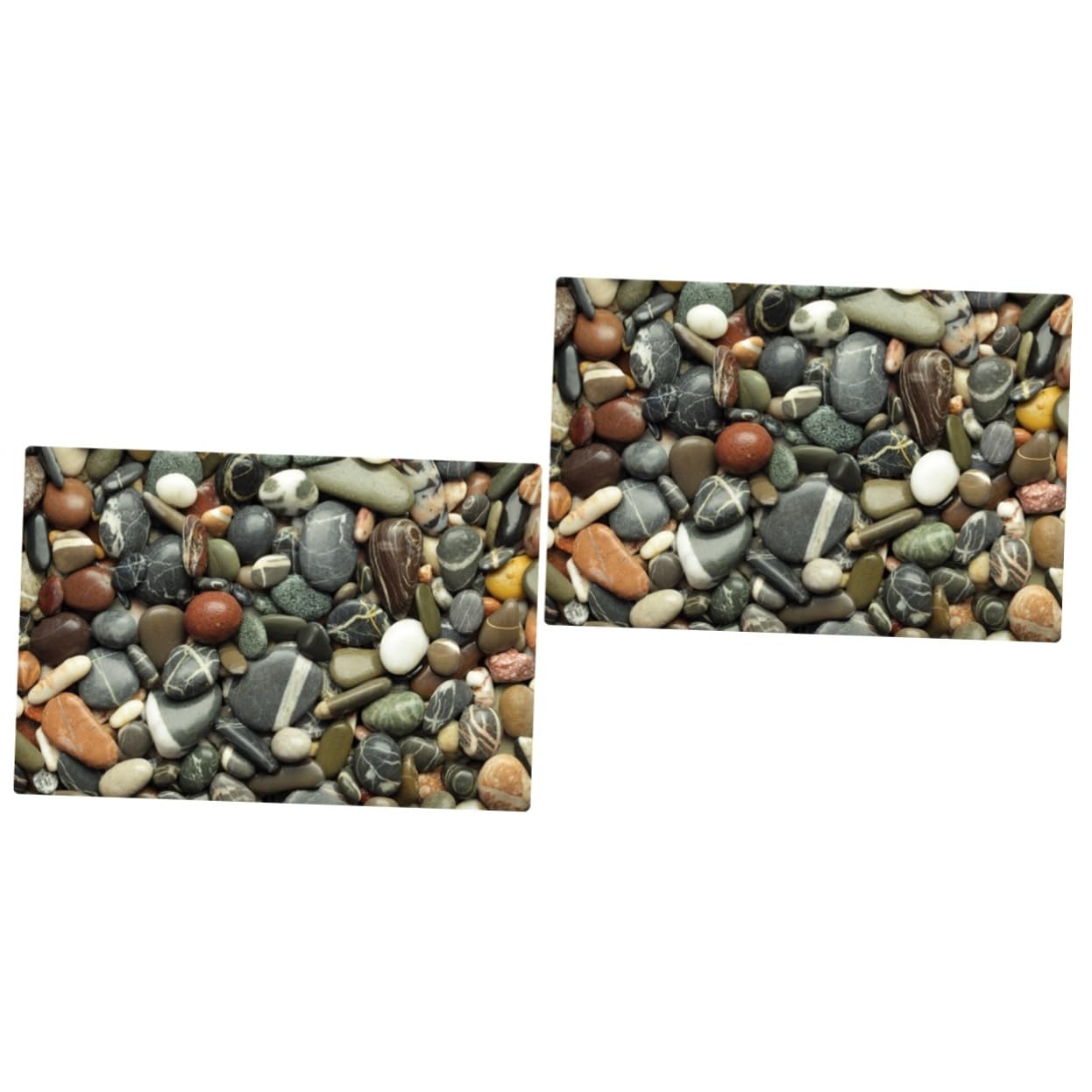 Paillassons 2 pièces tapis perméable et absorbant pour salle de bain