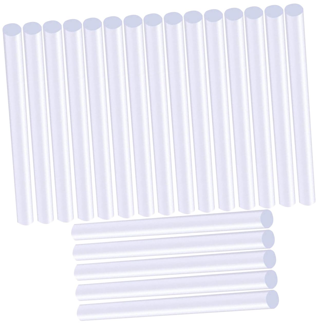 POPETPOP Full Size Hot Glue Sticks 100pcs Craft Glue Adhesive for Plastic Paper Fabric for DIY Projects Arts