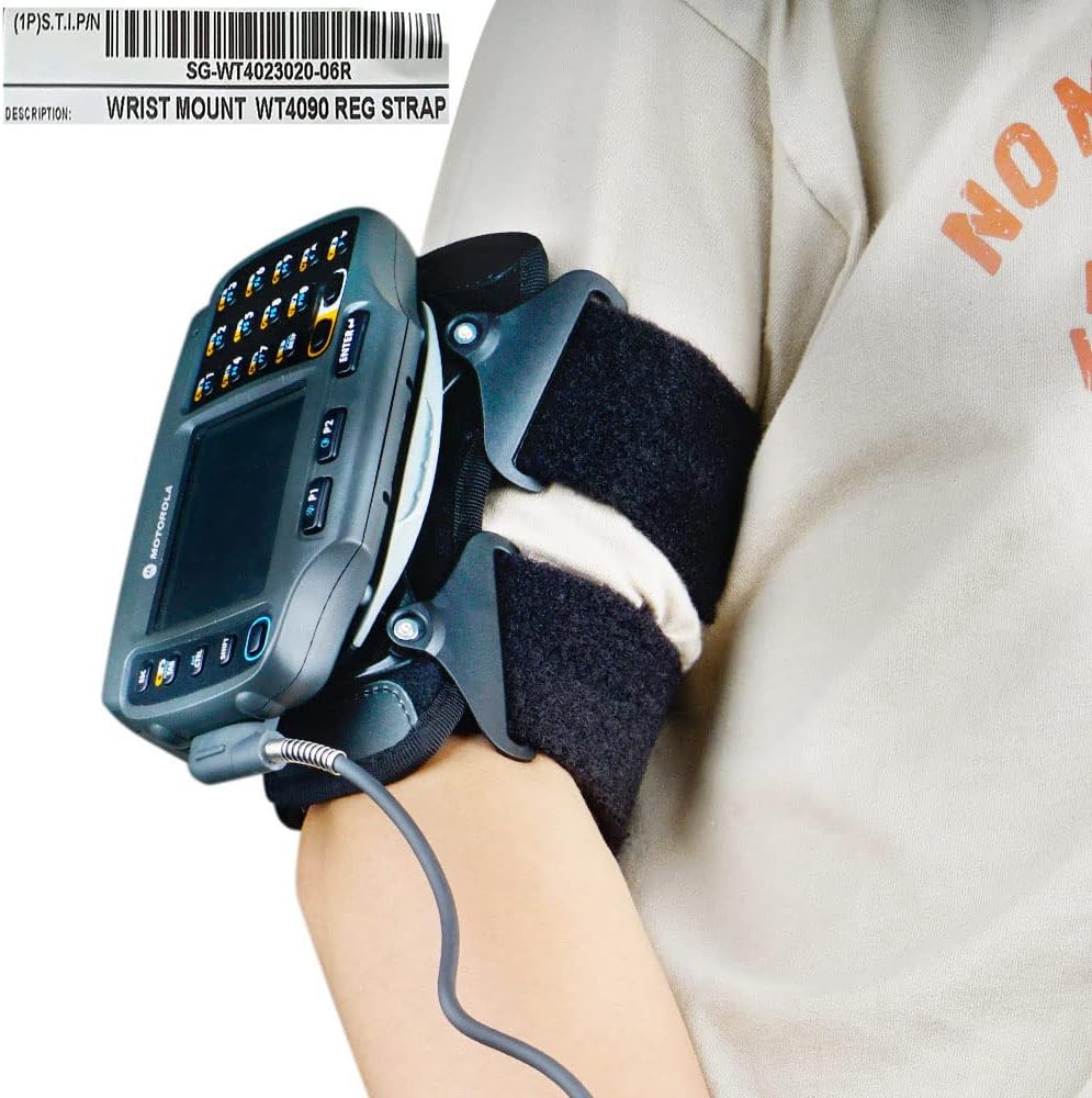 Wearable Arm Wrist Mount for Symbol WT4070 WT4090 WT41N0 Reg Straps SG-WT402320-06R Left&Right Hand Wearable with Self-Adhesive Cable Ties
