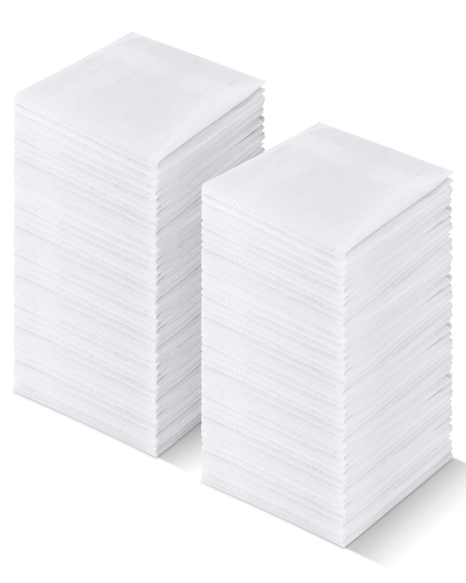 Yeaqee 24 Pcs Mens Handkerchiefs With Gift Box Classic Large