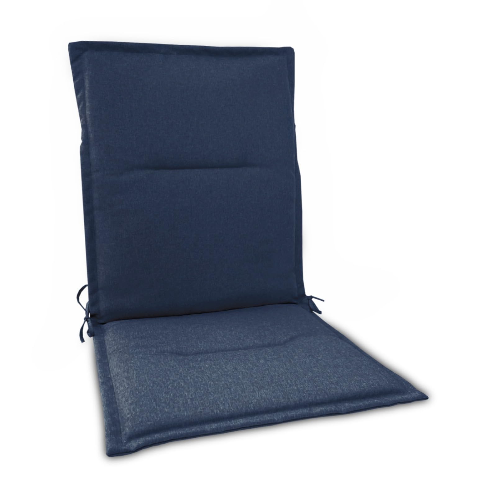 Waterproof Chair Cushion with Ties Outdoor Seat Pad for Garden Chairs, Sun Loungers, Recliners, Rocking Chairs, Adirondack Soft, Durable & Comfortable Lightweight, Foldable & Easy Wipe Clean(Blue)-image-49