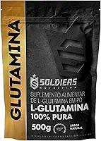 L-Glutamina 500g - 100% Pura Importada - Soldiers Nutrition