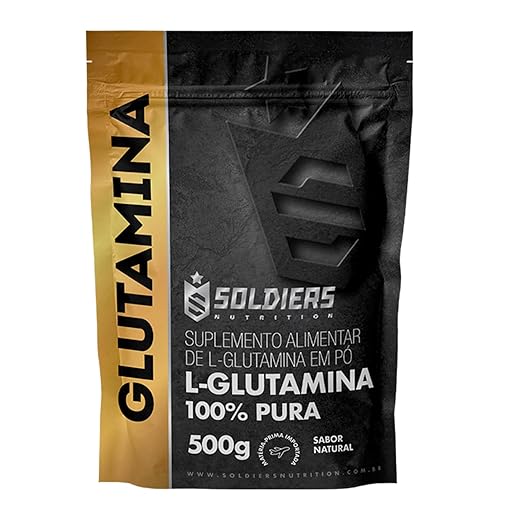 L-Glutamina 500g - 100% Pura Importada - Soldiers Nutrition