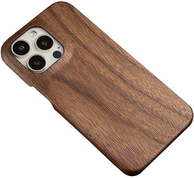 Coque bois iPhone 13 Pro légère coque arrière antichoc pour le quotidien