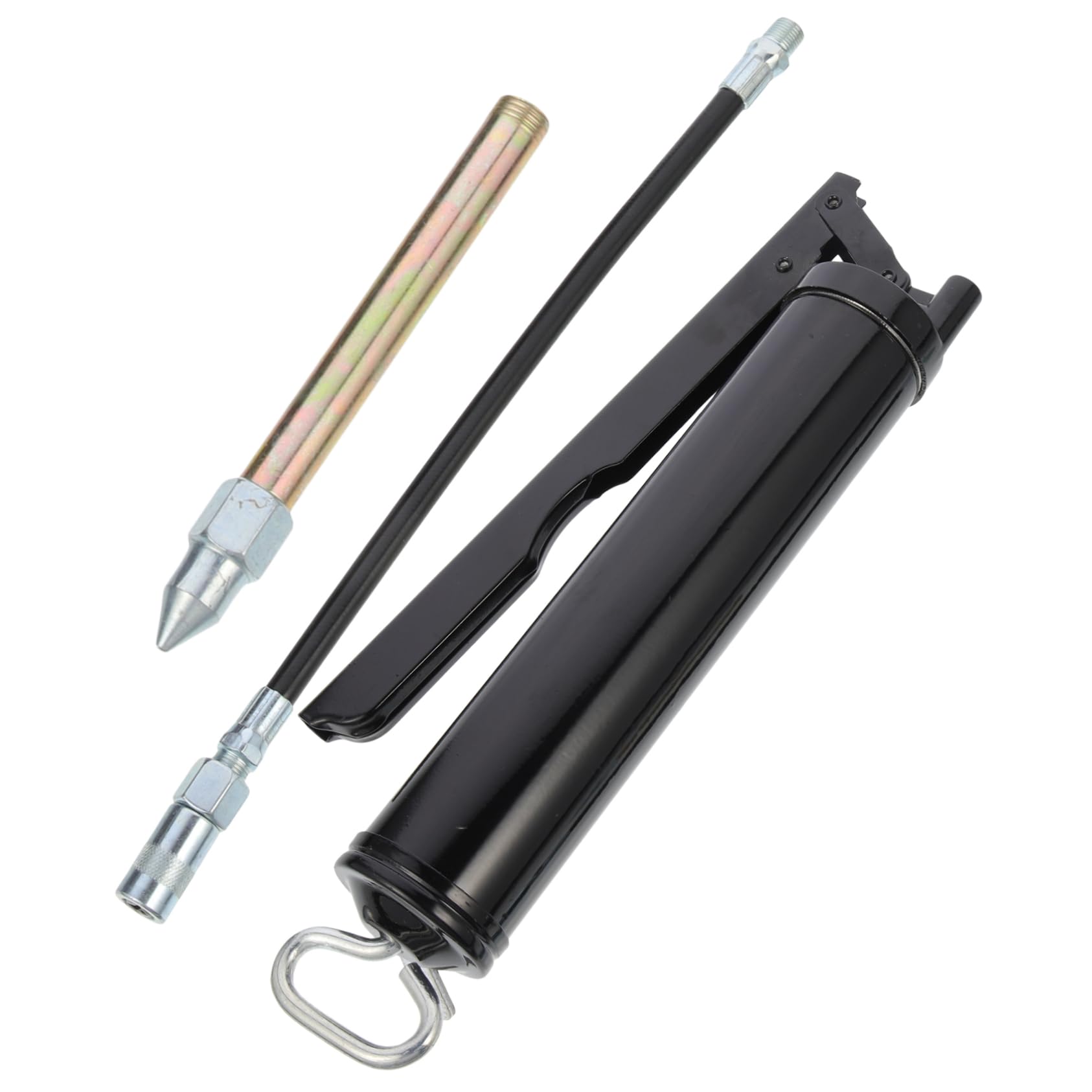 Engrasador de Pistola de Grasa Manual para Coche Herramienta de Lubricación Capacidad para Grasa de Trabajo Pesado y Llenado de Aceite Manual