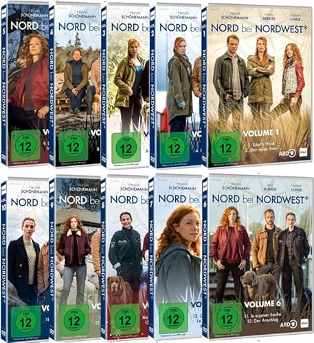Nord bei Nordwest - 20 Spielfilm-Folgen der erfolgreichen ARD Küsten-Krimi-Reihe (Vol. 1 bis 10) [11 DVDs]