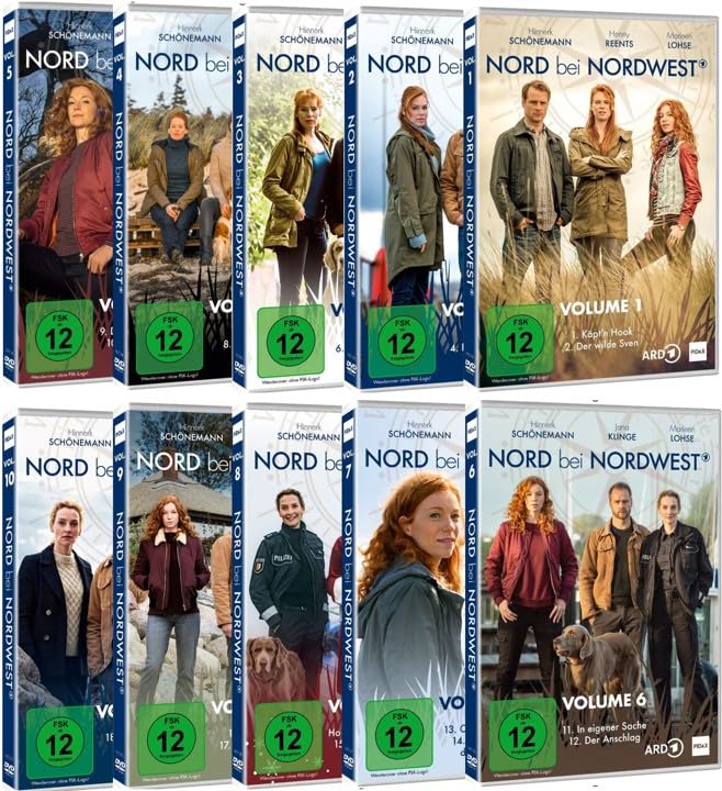 Nord bei Nordwest - 20 Spielfilm-Folgen der erfolgreichen ARD Küsten-Krimi-Reihe (Vol. 1 bis 10) [13 DVDs]