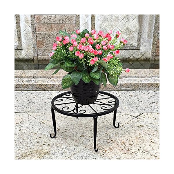 ANQIA 4PCS Indoor Metal Plant Stand Flower Pot Stand,Set of 4 Iron Plant Stands - Image 6