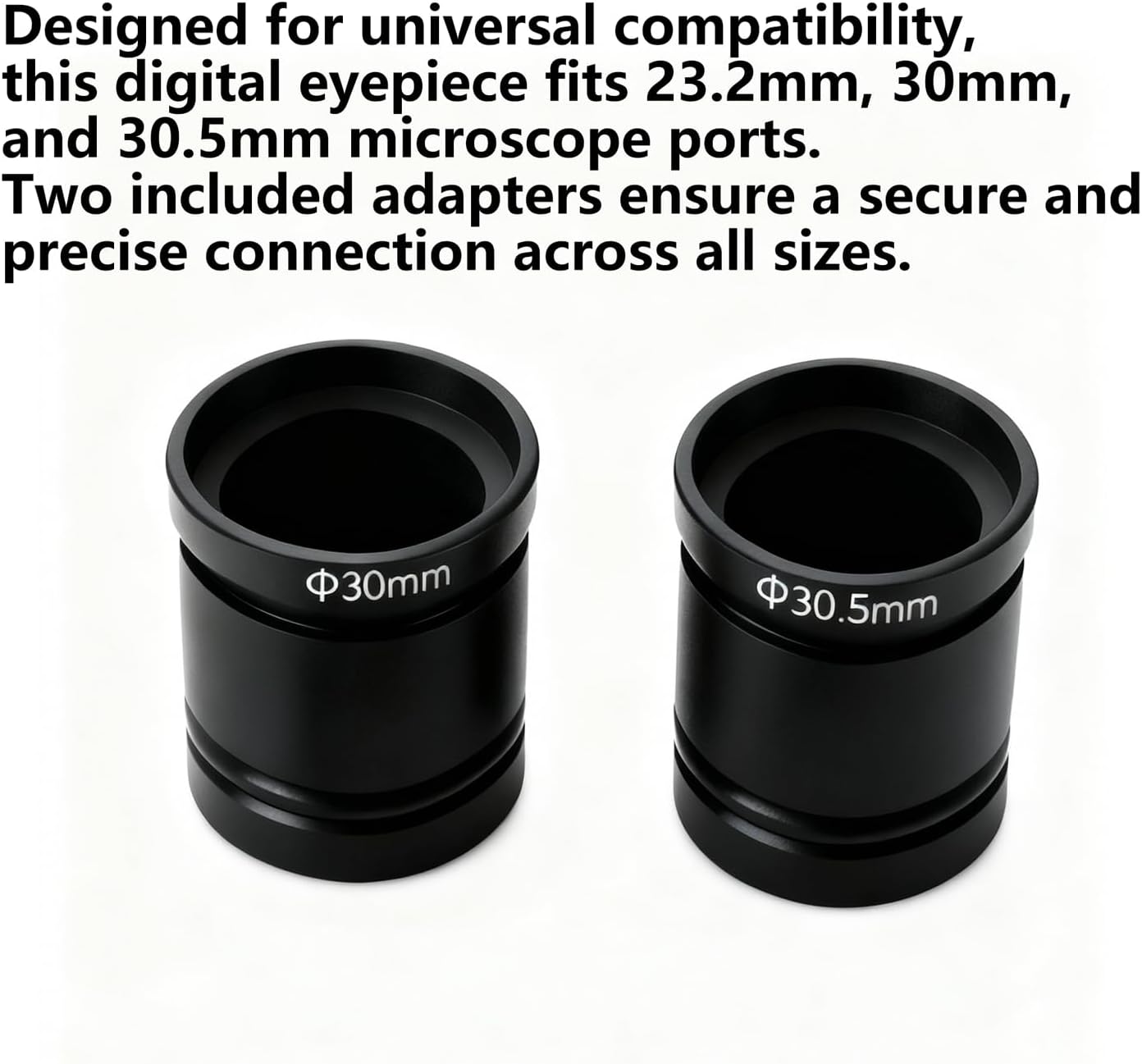 5MP USB 2.0 Digital Eyepiece Microscope Camera with Software for PC - Includes Image Capture, Video Recording & Precision Measurement Tools, Mac & Windows Compatible