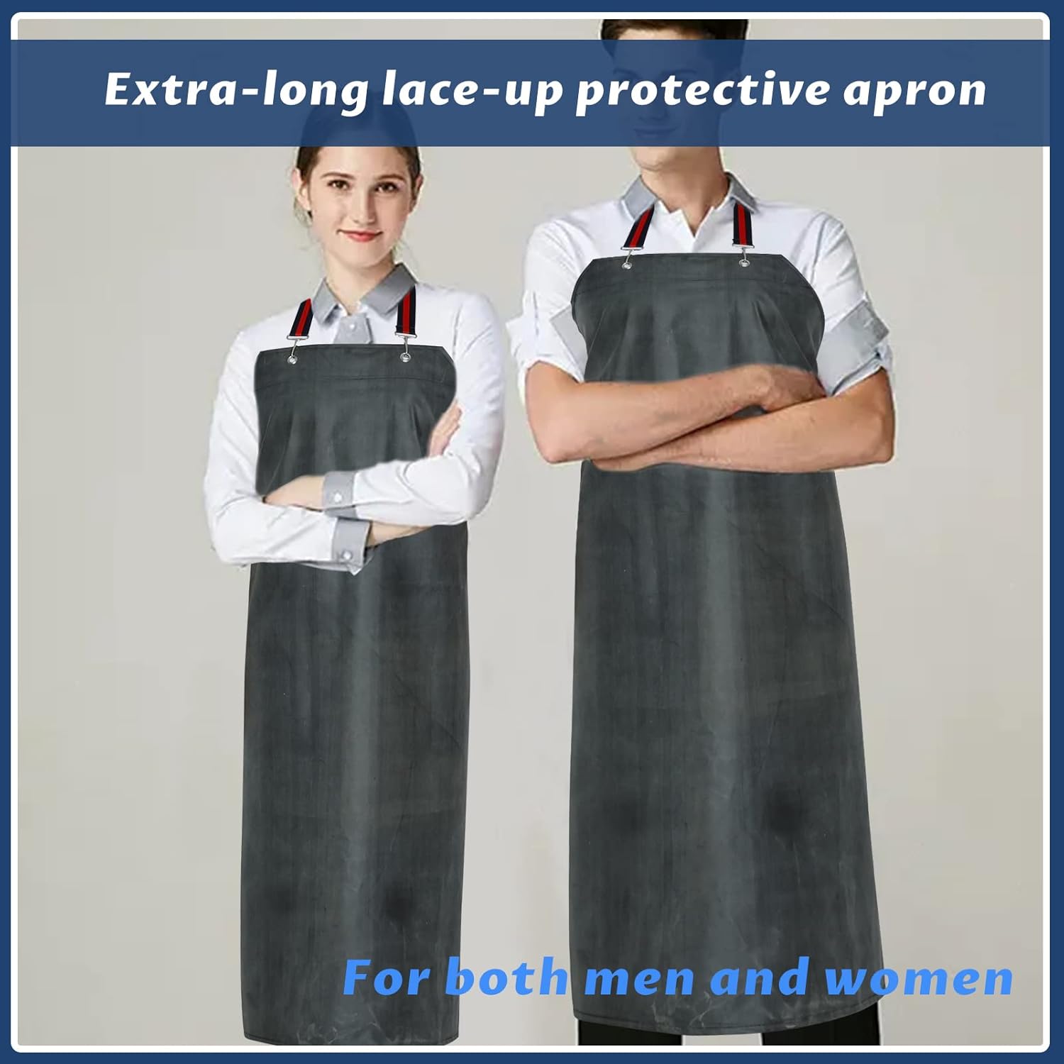 Thick Rubber Apron,Professional Waterproof Chemical Oil Resistant Aprons for Dishwashing,Dog Grooming,Butcher(1 pack) - Image 7