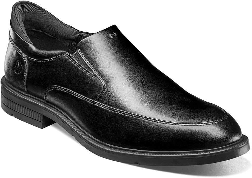 Nunn Bush Men’s Kore Ez Hero Moccasin Toe Slip-on Slip Resistant Easy-Off Lightweight Loafer