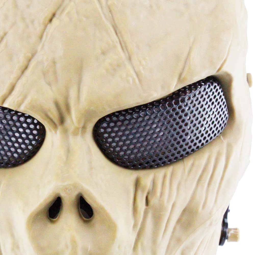 Vollgesichtsmaske Mit Metallnetz – Taktische Paintball-Maske Für Airsoft, Halloween & Survival-Spiele