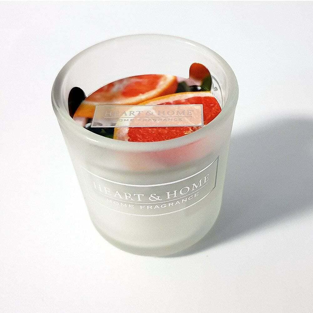 Heart And Home Pink Grapefruit & Cassis Heart & Home Votive Candle - Fragrance