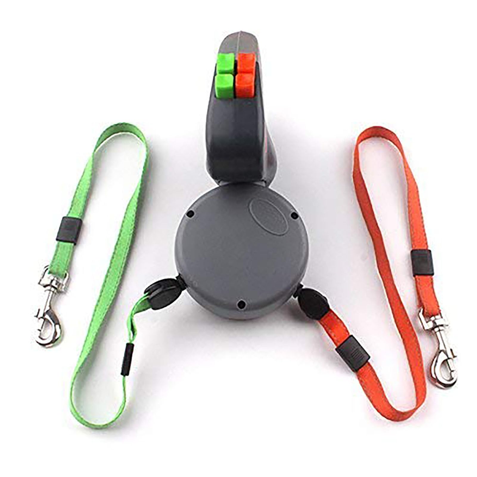 Laisse Double pour Chien, Laisse Double rétractable, sans enchevêtrement, 3 m de Long, Laisse pour Chien de Grande, Moyenne et Petite Taille pour Promener Deux Chiens jusqu'à 40 LB par Chien