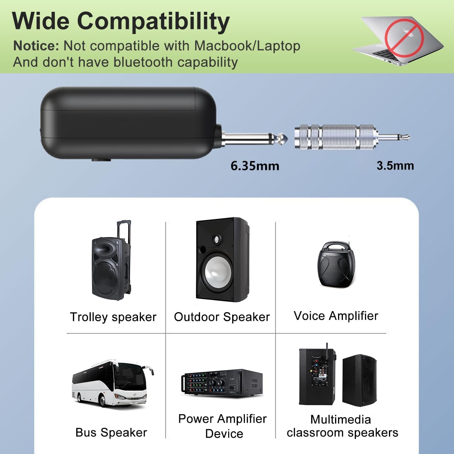 XIAOKOA Wireless Microphone Headset,UHF Dual Headset Microphone System,165FT Range Transmission for Voice Amplifier,PA System,Fitness.Church,Yoga Class