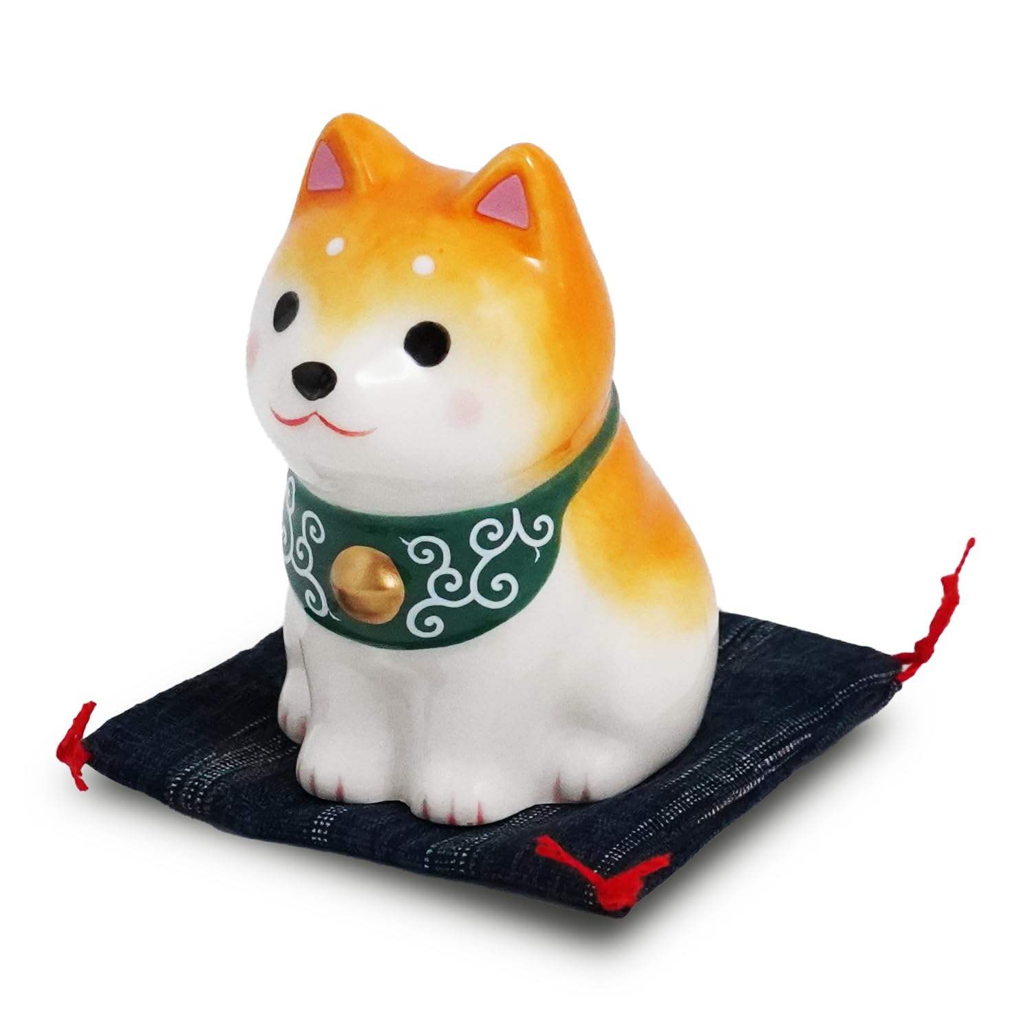 陶磁器 手描き 柴犬 置物 Amazon.co.jp: COTONOHA 手描き セラミック 柴犬 置物 - 2.9