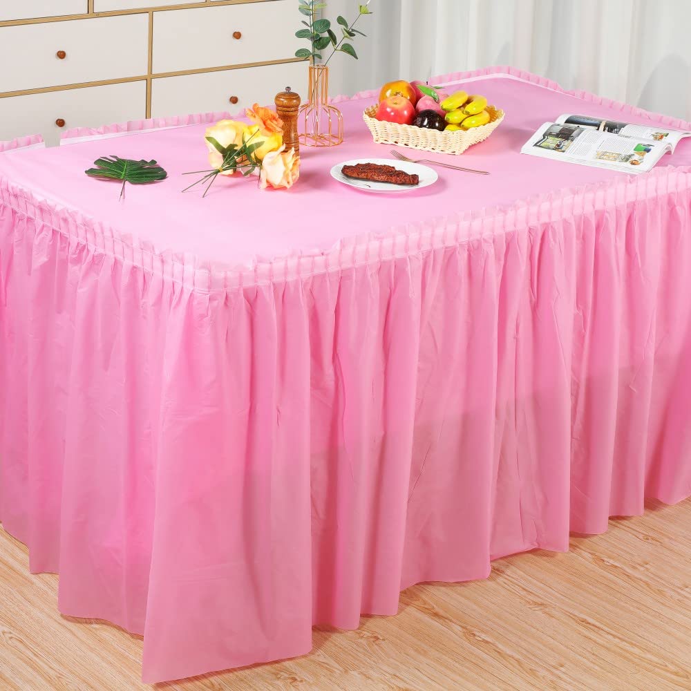 Gonna Da Tavolo In Tulle Multistrato, Chiffon E Raso, Con Gancio Adesivo - Per Compleanni, Matrimoni, Feste E Decorazioni Domestiche, Due Misure Disponibili