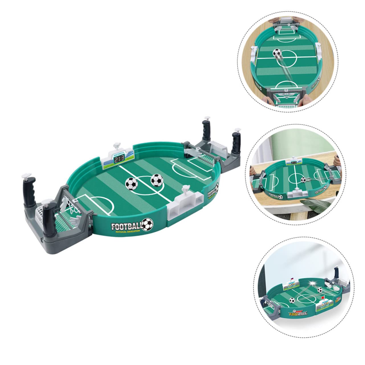 CORHAD Tabletop Foosball Game Kids Soccer Goal Toddler Soccer Goal Family Activity