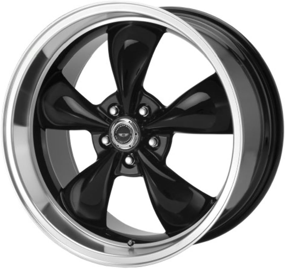 American Racing AR105 TORQ THRUST M 17X8 5X4.75 4.5 0mm GLOSS BLACK MACHINED LIP - AR105M7861B