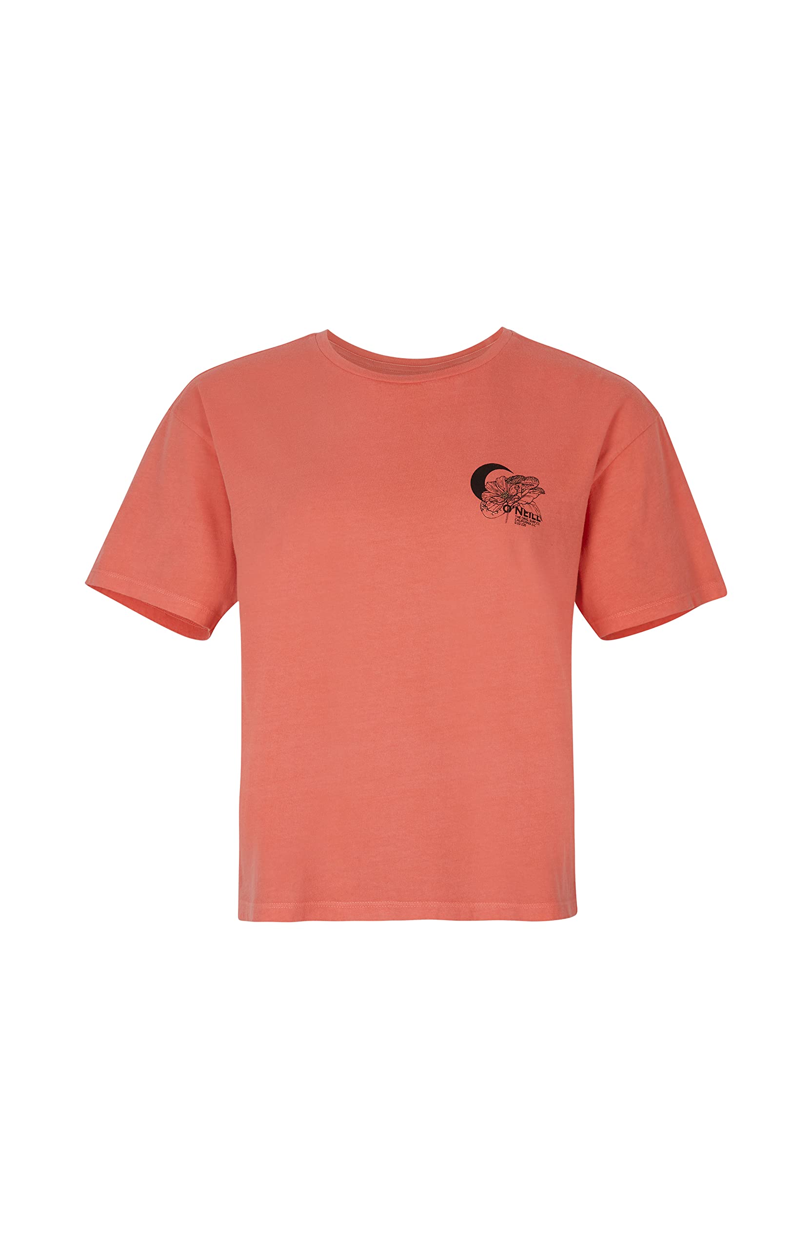 O'NEILL Tees Shortsleeve Surfer Girl T-Shirt T-Shirt, Women, 13016 Sunrise Red, Regular