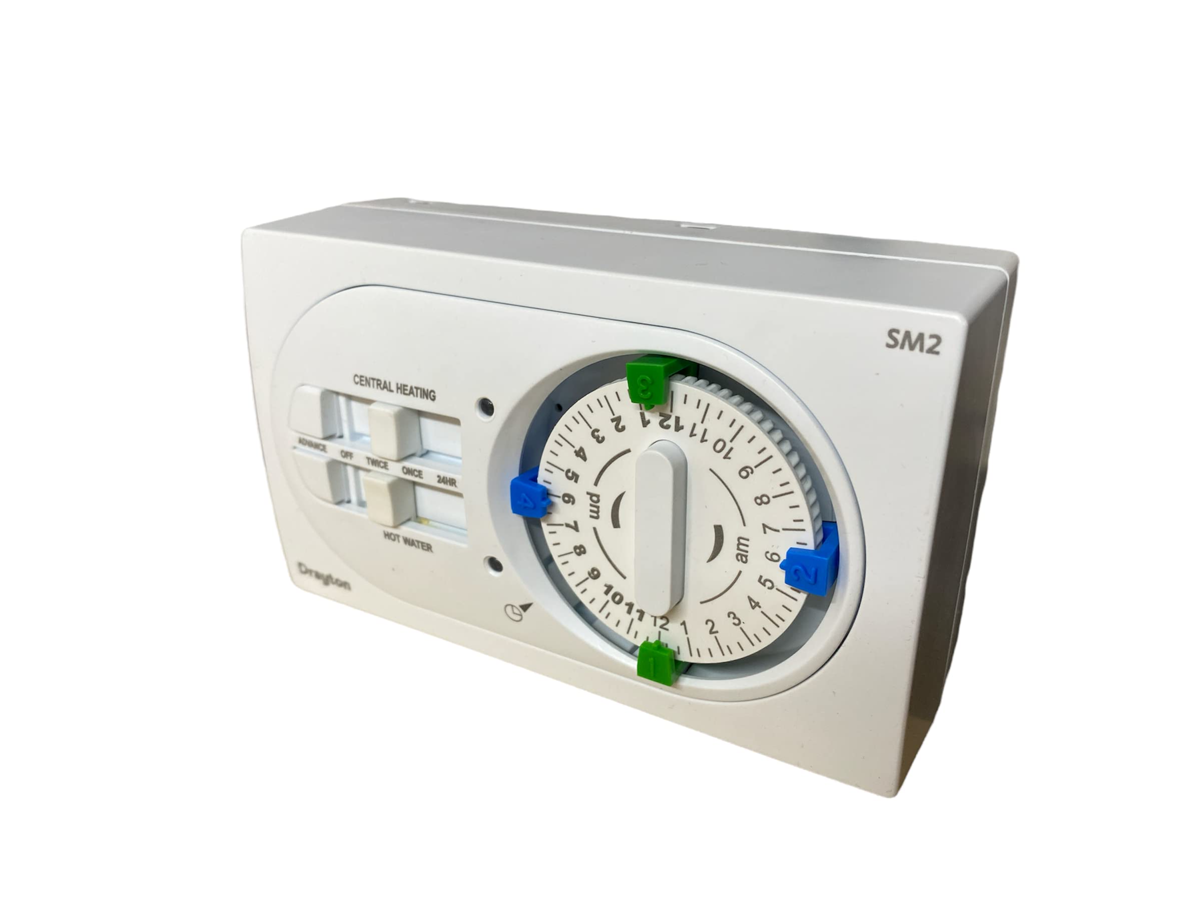 Hanicks White Drayton Sm2 Twin Dual Channel Electro-Mechanical Programmer 29206 Replaces Bg Emp2 Genuine Part
