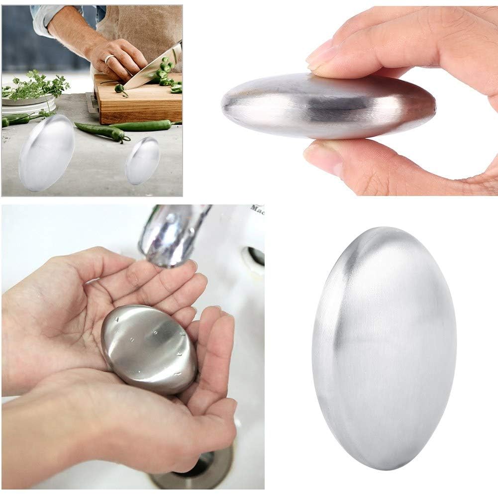 Saponetta In Acciaio Inox Per Mani – Elimina Odori Di Aglio E Pesce 65mm