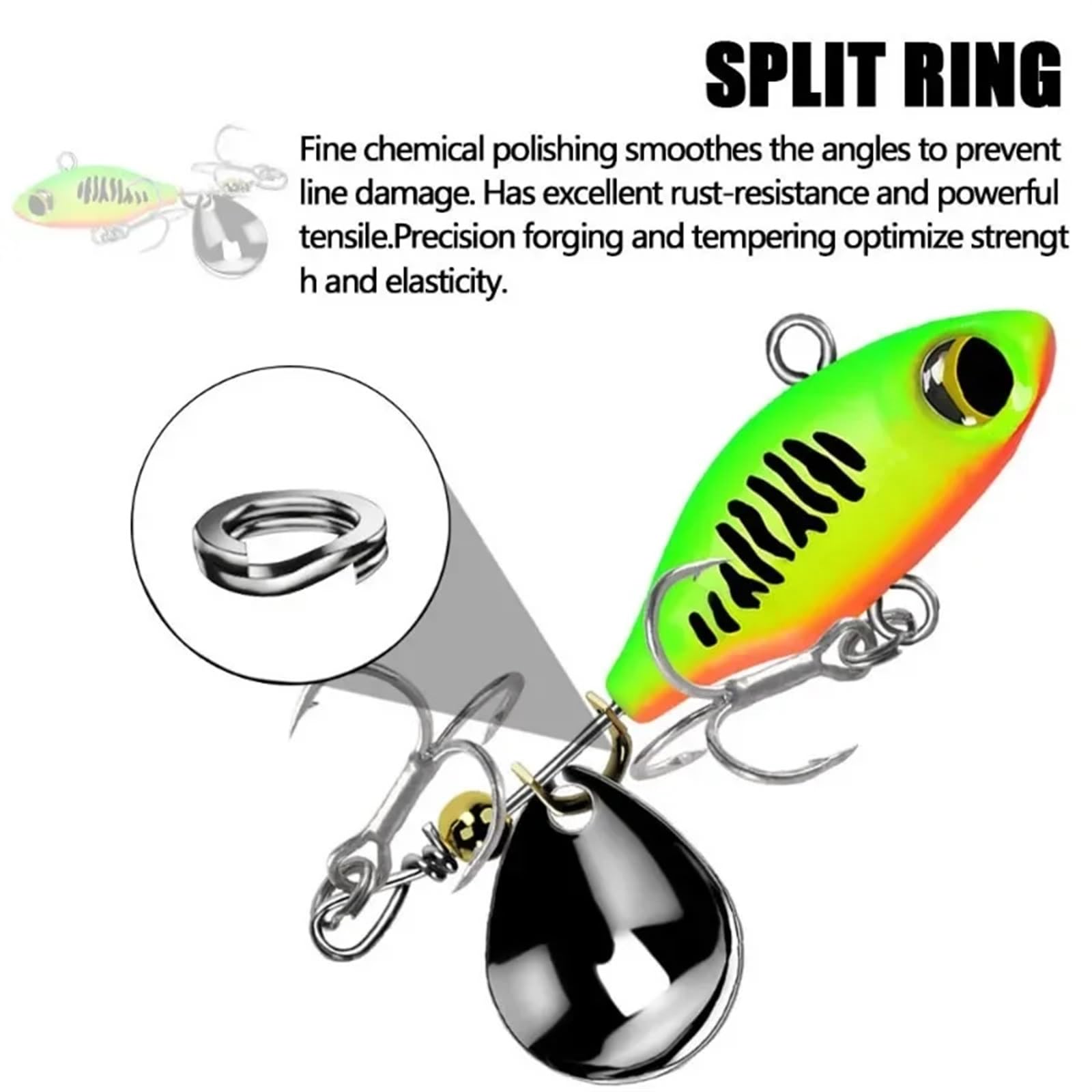 Nuovo Wobble Rotante In Metallo VIB Vibrazione Bait Spinner Cucchiaio Jig Esche Da Pesca 7g 10g 14g Artificiale Esche Dure Paillettes Pesca Lure