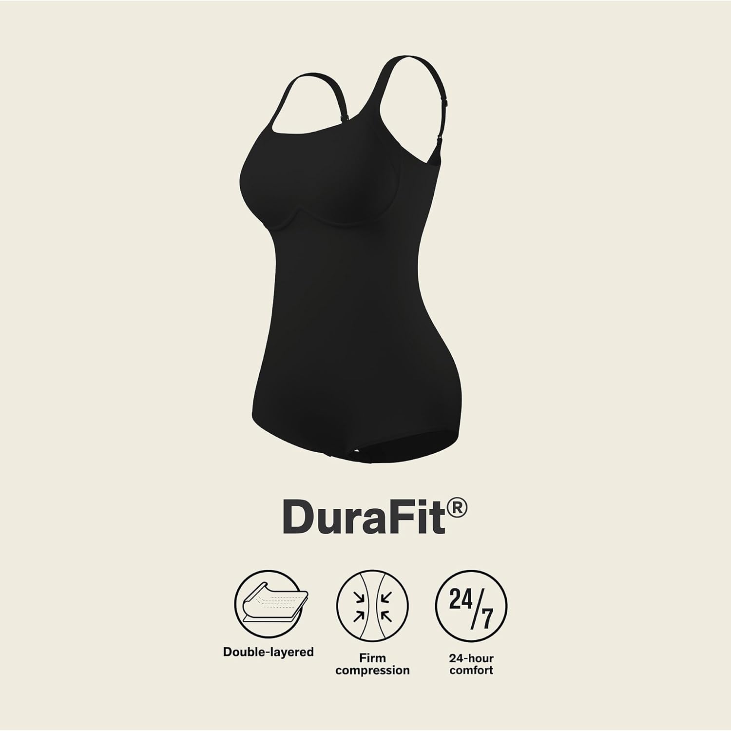 Leonisa Core Boldly Shapewear for Women – Scoop Back Wireless Classic Sculpting Bodysuit with Tummy Control - Image 4