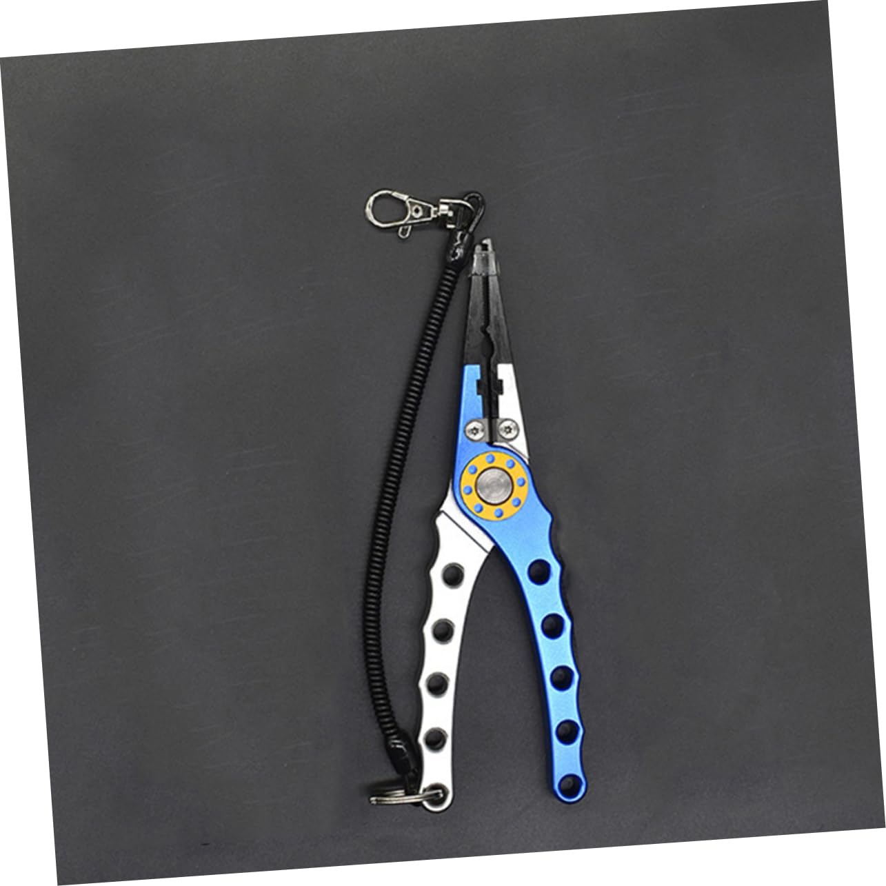 Pinza da Pesca Multifunzione Ht1005 in Lega di Alluminio | Muso Stretto Zigrinato, Taglio in Acciaio al Tungsteno, con Cavo Metallico e Custodia in Nylon