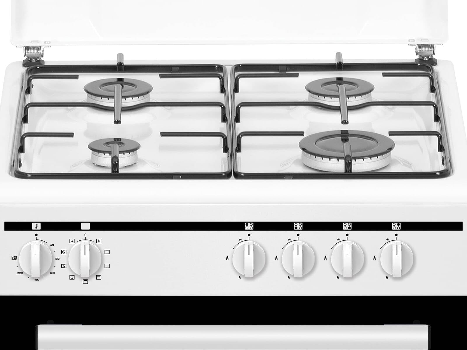 Oranier STK557 Gas Kombi Standherd Weiß