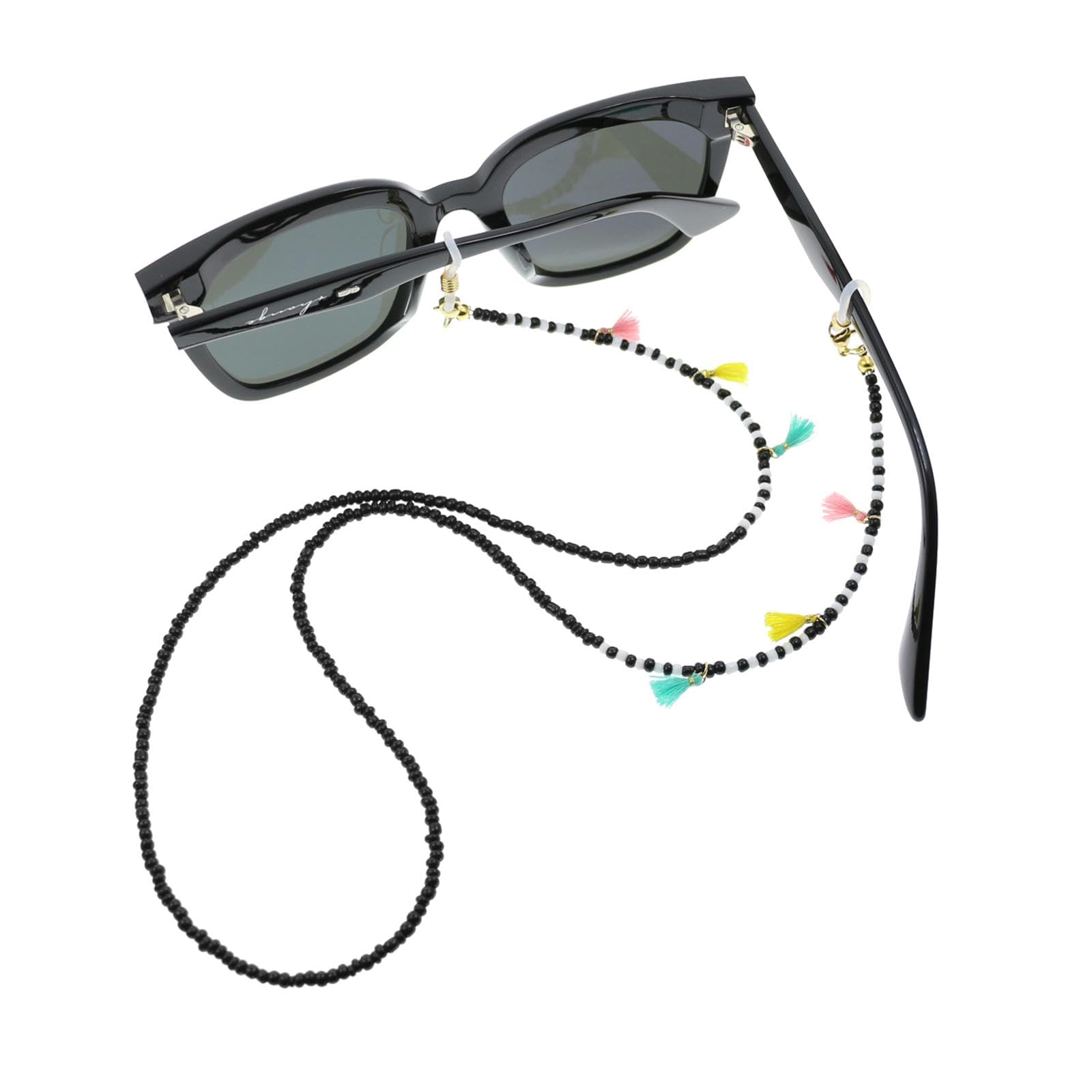 merishopp |Eyeglass Chain Black Eyewear Chain Sunglass Strap for Anniversary Gift Beach|Health & Beauty | Vision Care | Eyeglass Straps & Cords|1 Eyeglass Chain-picture-12